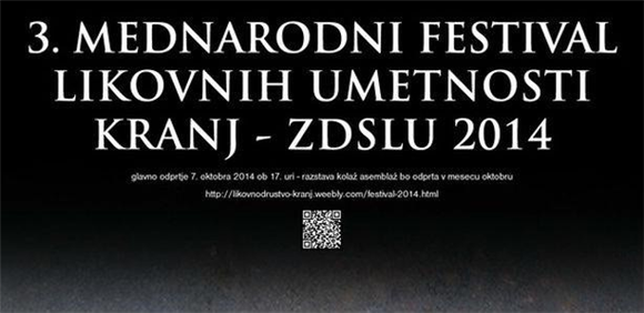 3. Mednarodni festival likovnih umetnosti Kranj - ZDSLU 2014