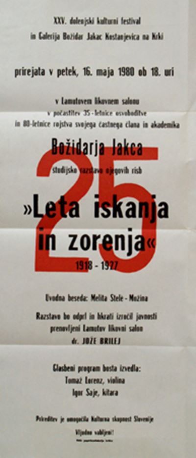 Božidar Jakac - Leta iskanja in zorenja 1918-1927