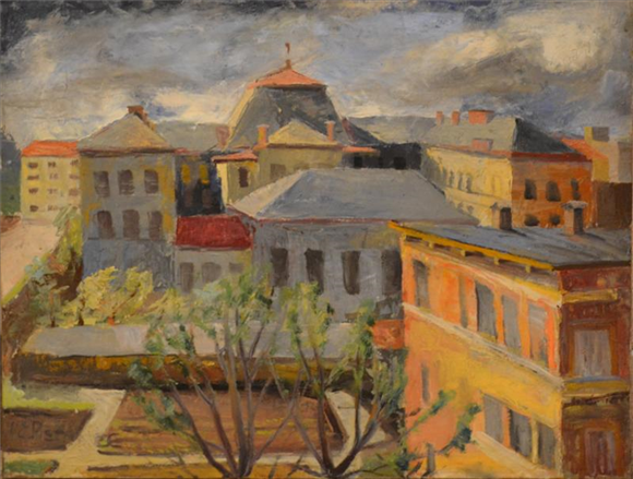 Elda Piščanec - Ljubljanska veduta 1