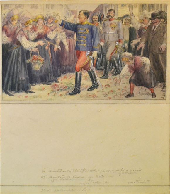 Hinko Smrekar - Kralj Aleksander v Ljubljani