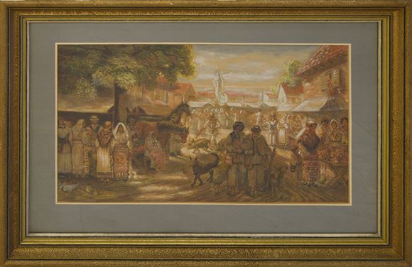 Ivan Zajec - Tržni dan v Daruvaru