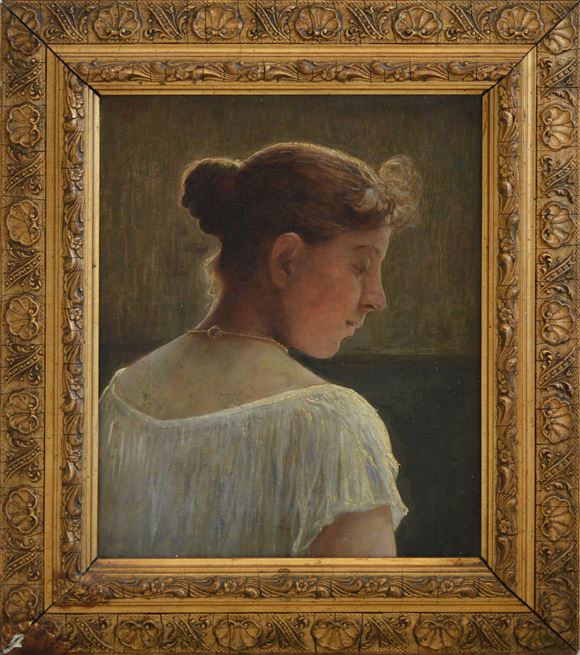 Josip Germ - Študija ženske glave