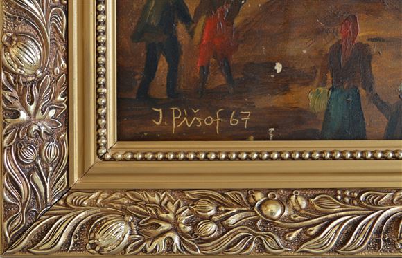Josip Pišof - Maribor, Grajski trg in Astoria