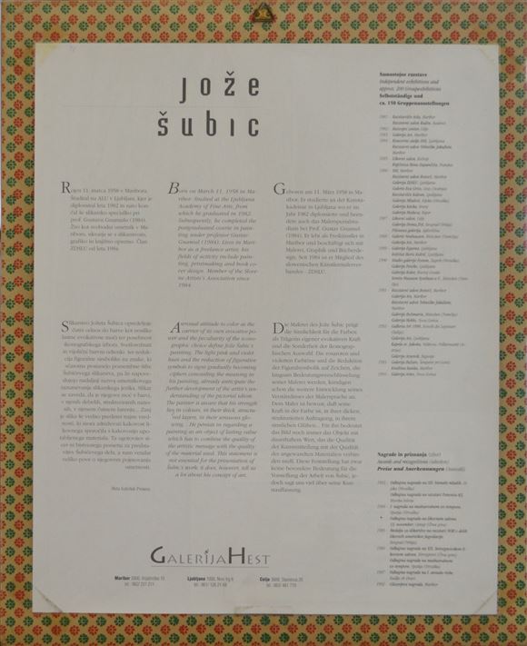Jože Šubic - Lizalka XXVIII