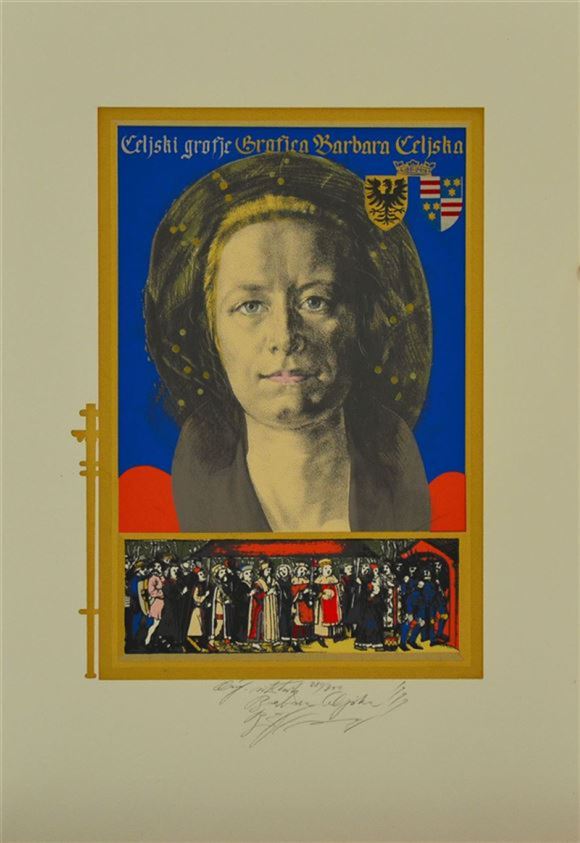 Rudi Španzel - Grafična mapa Grofje Celjski