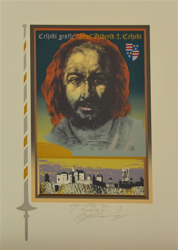 Rudi Španzel - Grafična mapa Grofje Celjski