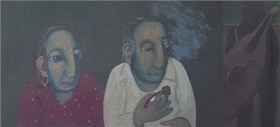 Bogdan Borčič, Jože Tisnikar in Karel Pečko. Slike