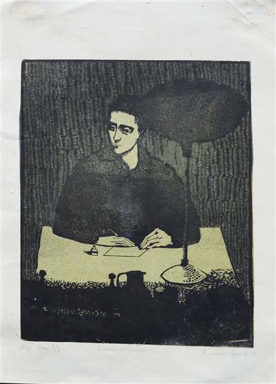 Franc Mesarič - Pisoči mladenič