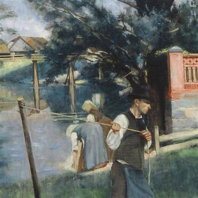 Jožef Petkovšek: Perice ob Ljubljanici