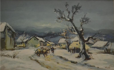 Lojze Perko - Vas pozimi