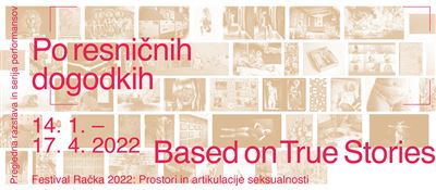 Po resničnih dogodkih. Festival Račka 2022: Prostori in artikulacije seksualnosti. Pregledna razstava in serija performansov