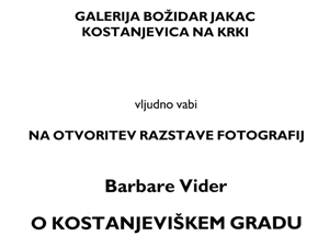 Barbara Vider - O kostanjeviškem gradu