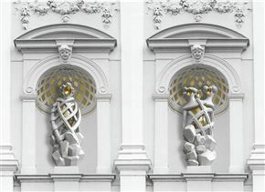 Dopolnitev niš na fasadi palače Narodnega doma