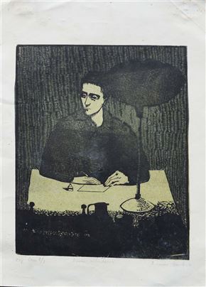 Franc Mesarič - Pisoči mladenič