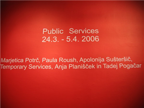 Public Services / Javne storitve