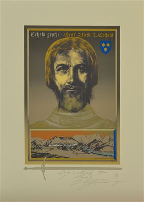 Rudi Španzel - Grafična mapa Grofje Celjski