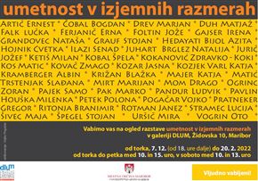 UMETNOST V IZJEMNIH RAZMERAH