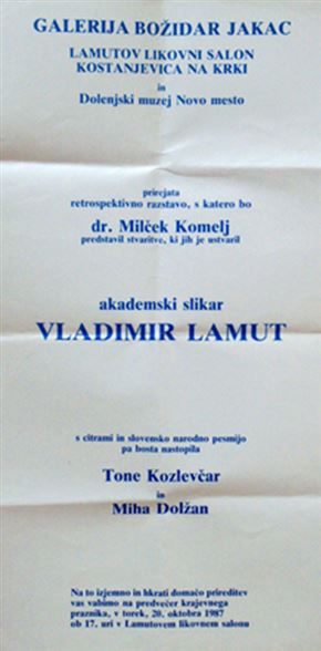 Vladimir Lamut - Retrospektivna razstava